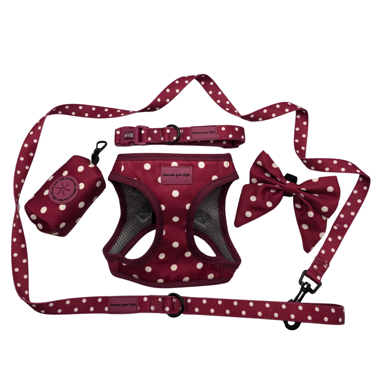 Cherry Dot Step In Harness