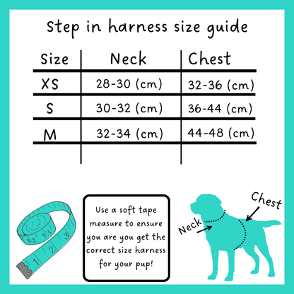 Midnight Polka Step In Harness