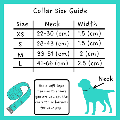 Midnight Polka Collar