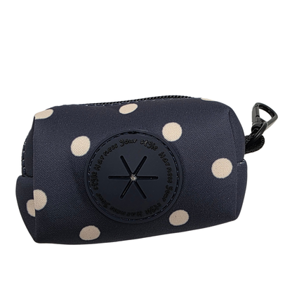 Midnight Polka Poop Bag Holder