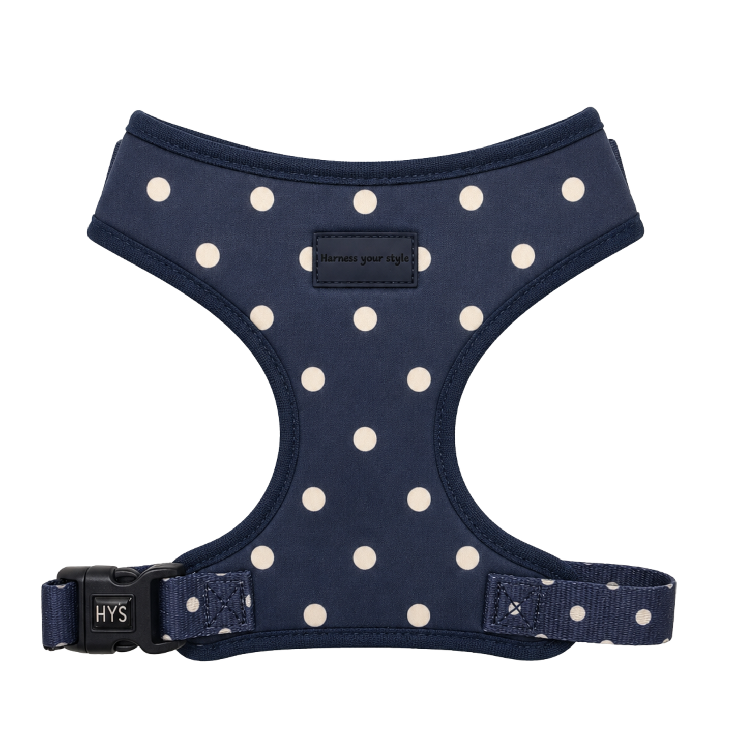 Midnight Polka Adjustable Harness