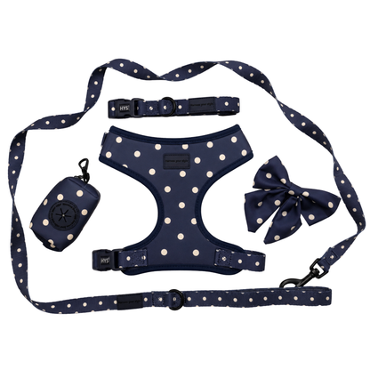 Midnight Polka Adjustable Harness