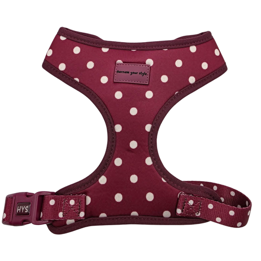 Cherry Dot Adjustable Harness