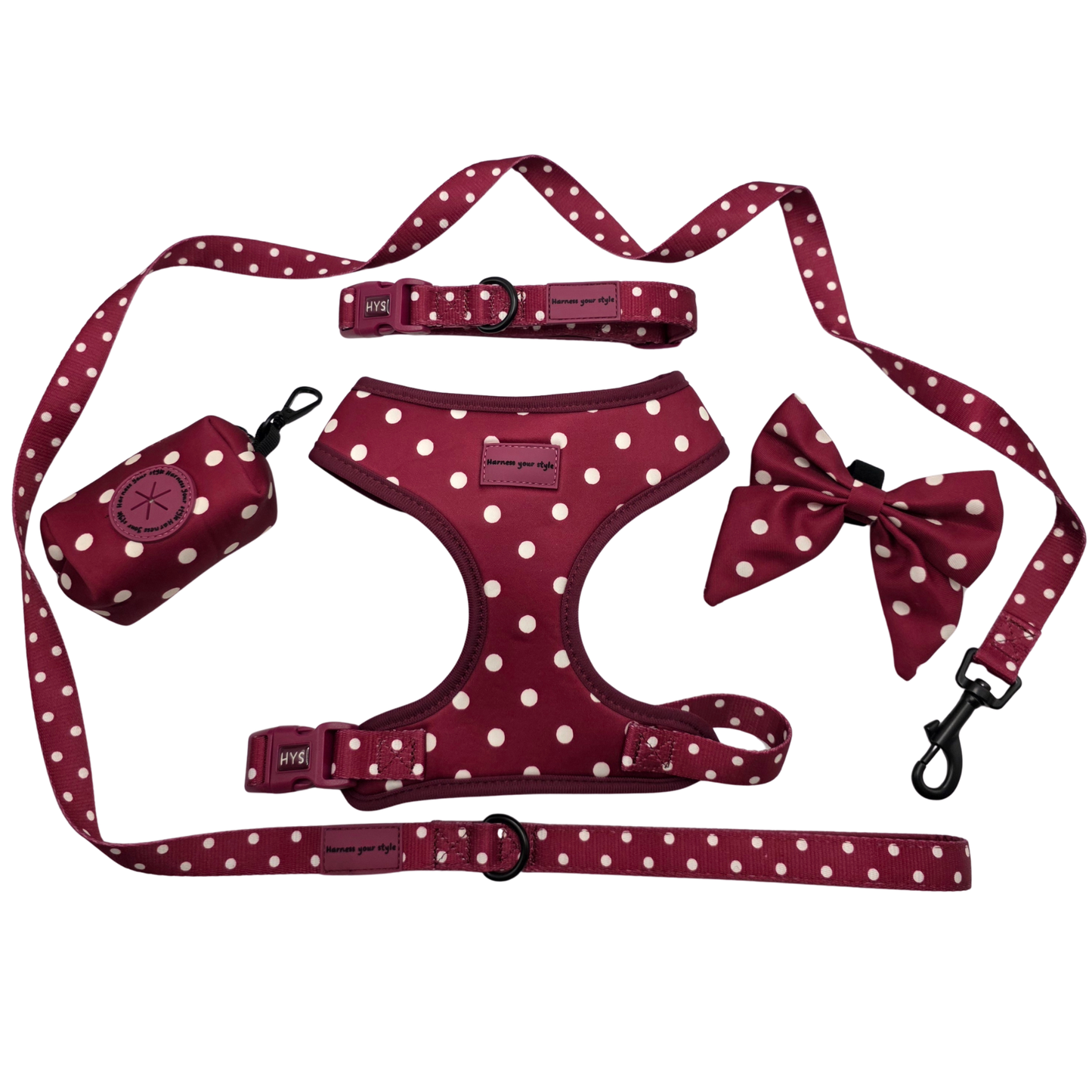 Cherry Dot Adjustable Harness