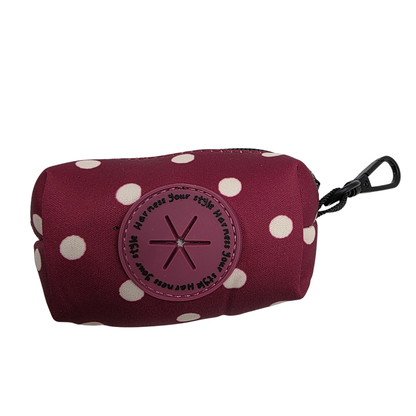Cherry Dot Poop Bag Holder