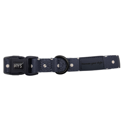 Midnight Polka Collar